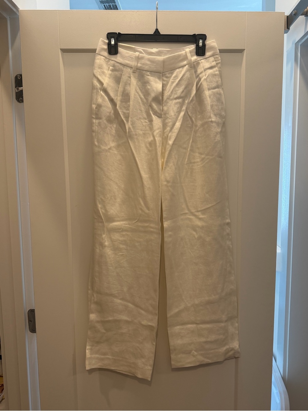 NWT Aritzia Effortless Linen Lo-Rise Pant Sz 2